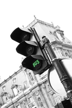 Bus traffic light