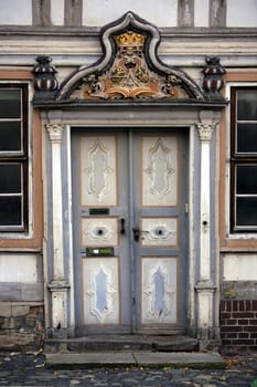 Door in need of restoration