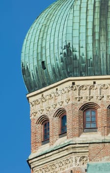 Tower of Munich's Frauenkirche
