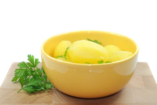 boiled potatoes