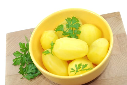 boiled potatoes