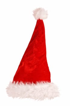 santa claus cap on white