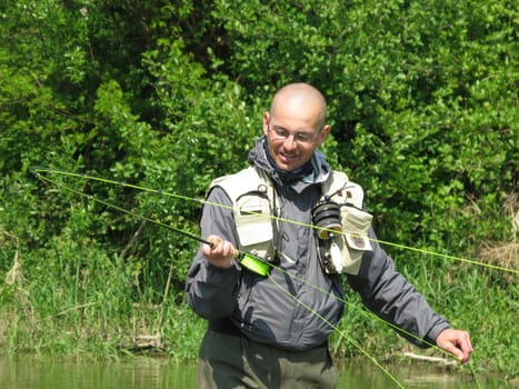 Fly fishing