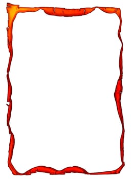 decorated frame - edges - old style