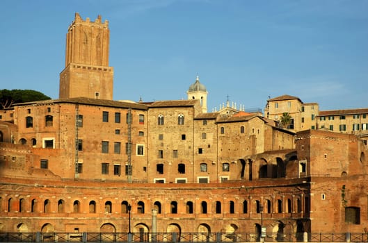 Rome,Trajan's Forum,Torre delle Milizie,Trajan's Markets,Italy