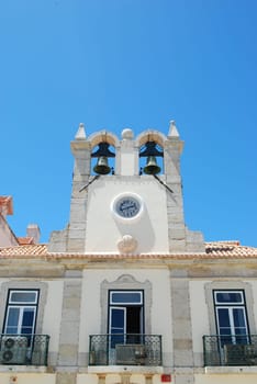 Old church in the downtown of Cascais, Portugal