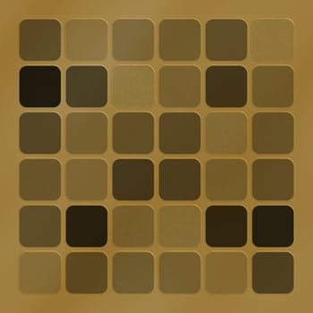 copper squares pattern