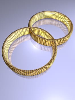 Abstract - Rings - 3D