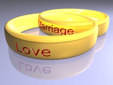 Abstract - Rings - 3D