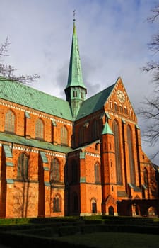 South façade,Doberan Cathedral,Bad Doberan,Mecklenburg-West Pomerania,Germany