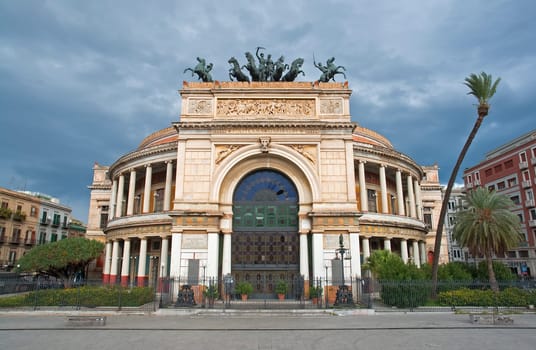 The Politeama in Palermo