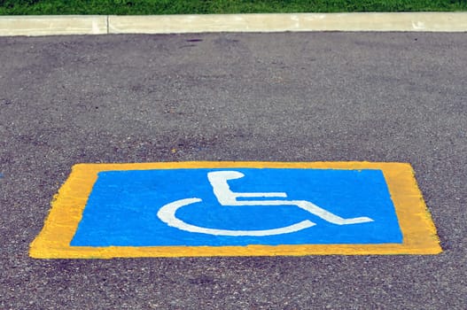 Handicapped reserved parking