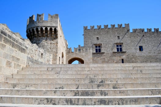 Palace of Grand Masters, Rhodes, Greece.