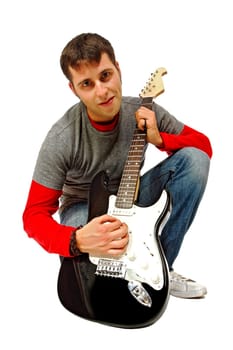 Portrait of a man with guitar