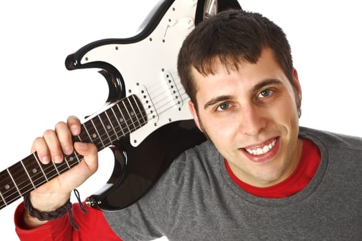 Portrait of a man with guitar