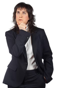 Worried business woman