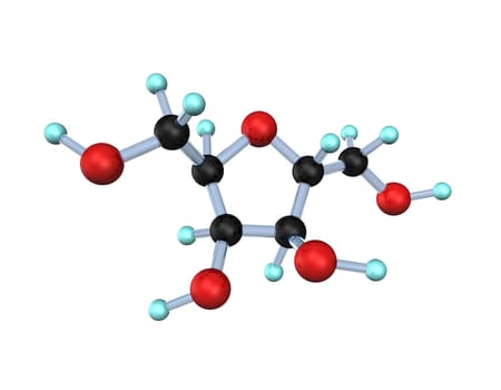 Molecule fructose