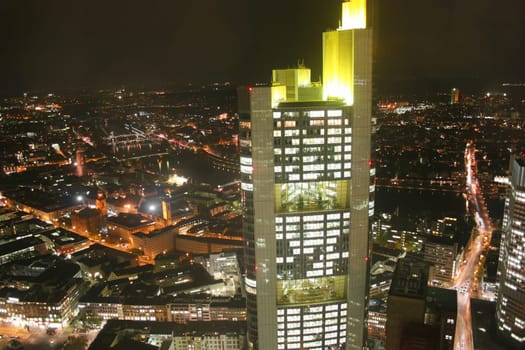 Frankfurt at night