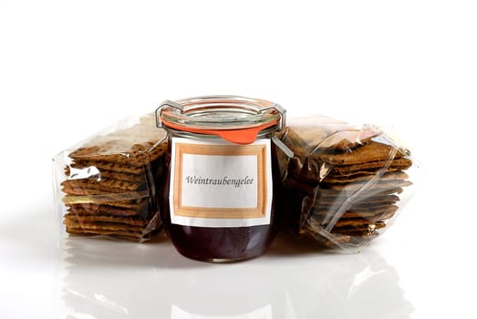 Grandma's Cinnamon Waffles with Jelly 1
