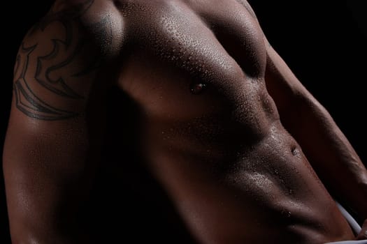 Body Men in Raindrops