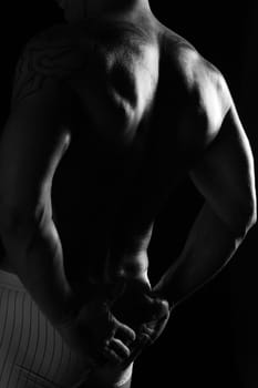 Men's back