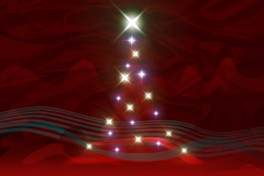 Christmas tree traditional without isolated without background