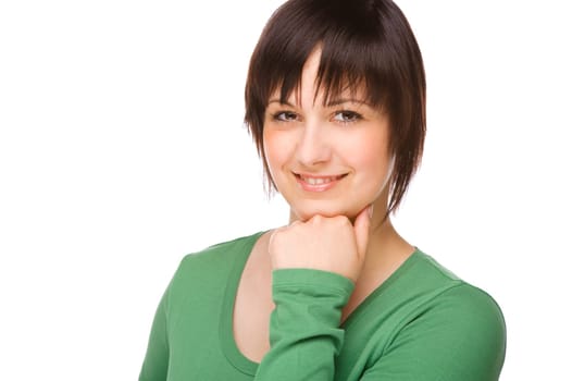 Young smiling woman
