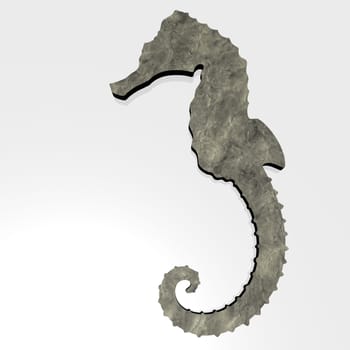 Abstract - Seahorse Hippocampus - 3D