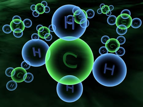 Methane - Molecules