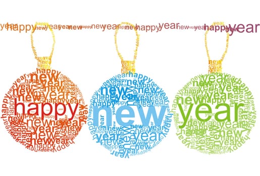 Happy New Year typographic