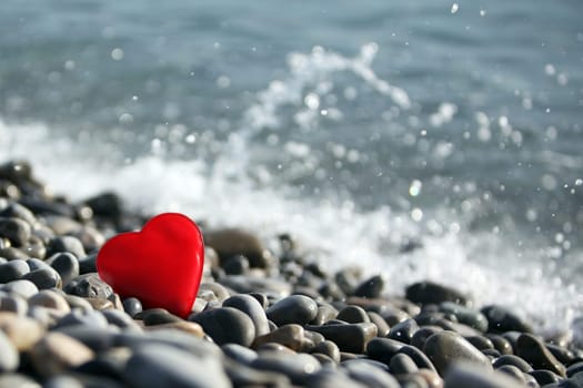 Heart by the sea