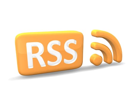 Orange RSS 3D