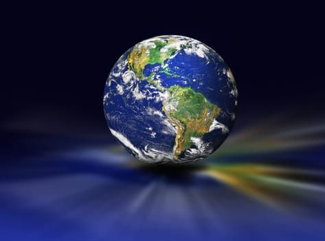 Earth in space