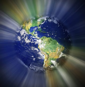 Earth in space