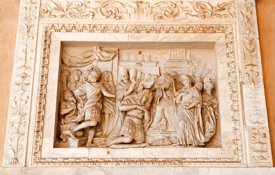 Relief at Palermo's Cathedral