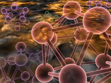 Virus Molecule - 3D