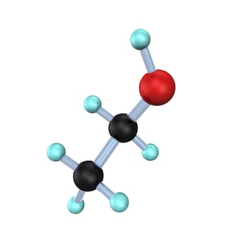 Molecule Ethanol (Alcohol) 3D
