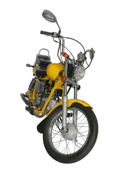 Yellow motorbike