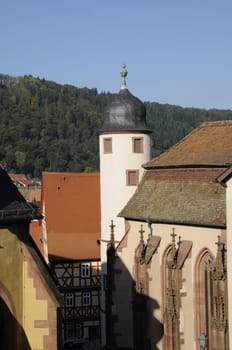 Tower at St. Kilian's Chapel in Wertheim
