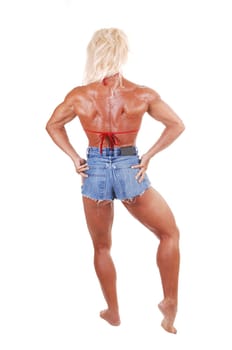 Bodybuilding woman.