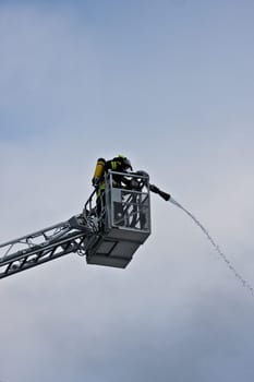 Residential building fire VI