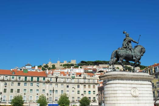 Sao Jorge Castle in Lisbon, Portugal