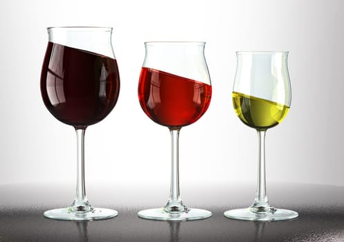 Wine glasses