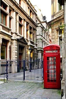 Telephone box in London