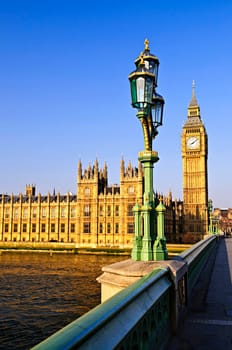 Palace of Westminster from bridge