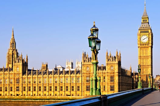 Palace of Westminster from bridge