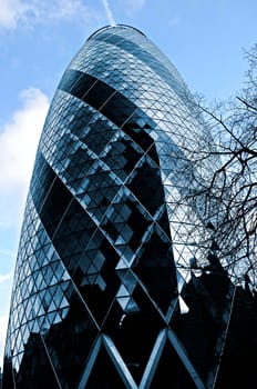 Gherkin building in London