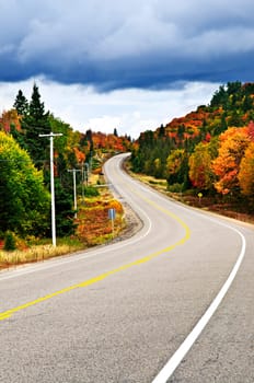Fall highway