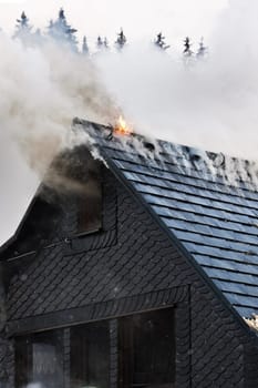 Residential building fire XIII