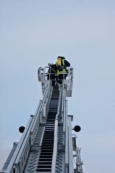 Residential building fire XV